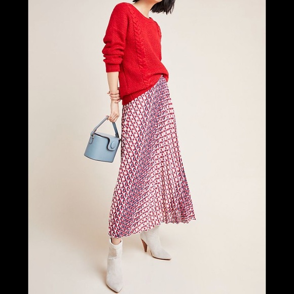 Anthropologie Dresses & Skirts - Hildi Pleated Midi Skirt